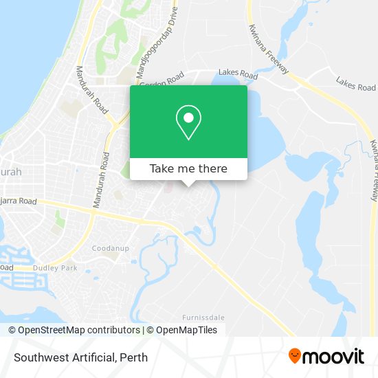 Southwest Artificial map