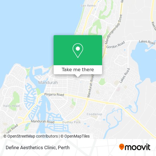 Define Aesthetics Clinic map