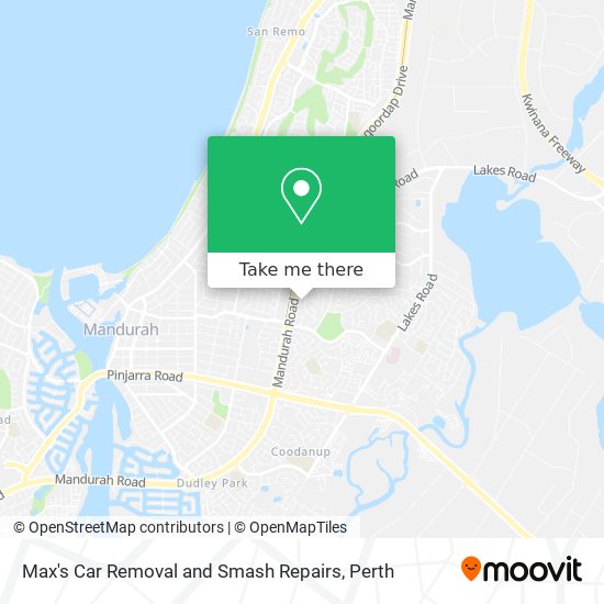 Mapa Max's Car Removal and Smash Repairs