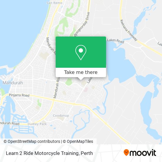Learn 2 Ride Motorcycle Training map