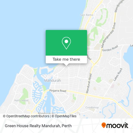Green House Realty Mandurah map