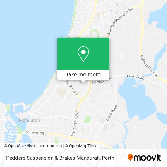 Pedders Suspension & Brakes Mandurah map