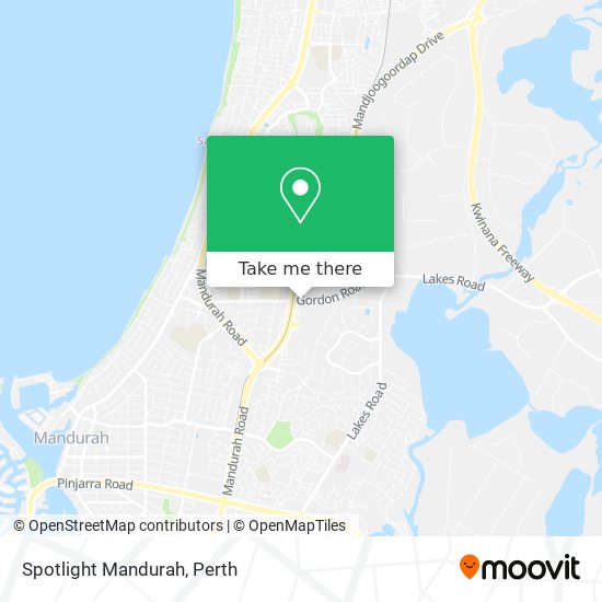 Spotlight Mandurah map