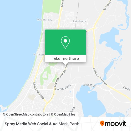 Spray Media Web Social & Ad Mark map