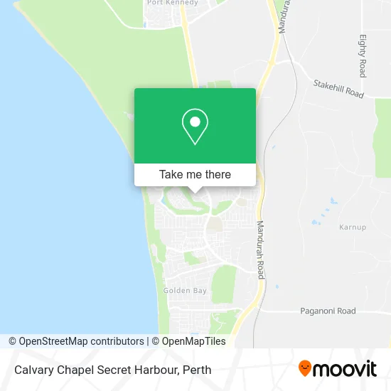 Mapa Calvary Chapel Secret Harbour