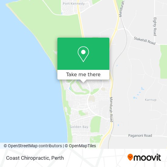 Coast Chiropractic map