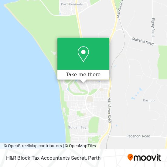 H&R Block Tax Accountants Secret map