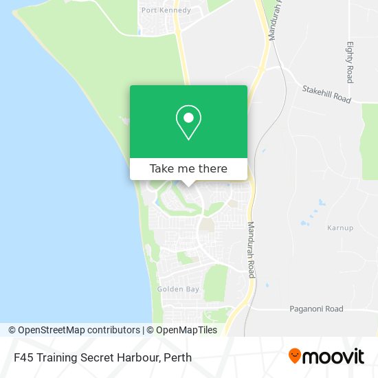 F45 Training Secret Harbour map