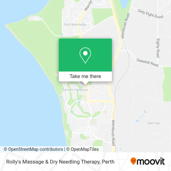 Mapa Rolly's Massage & Dry Needling Therapy