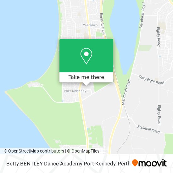 Betty BENTLEY Dance Academy Port Kennedy map