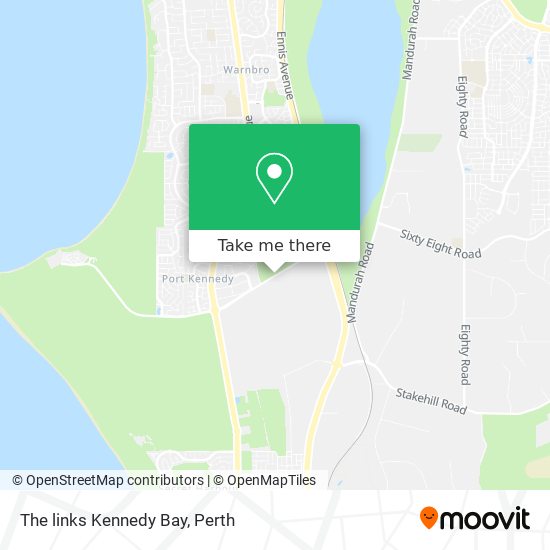 The links Kennedy Bay map