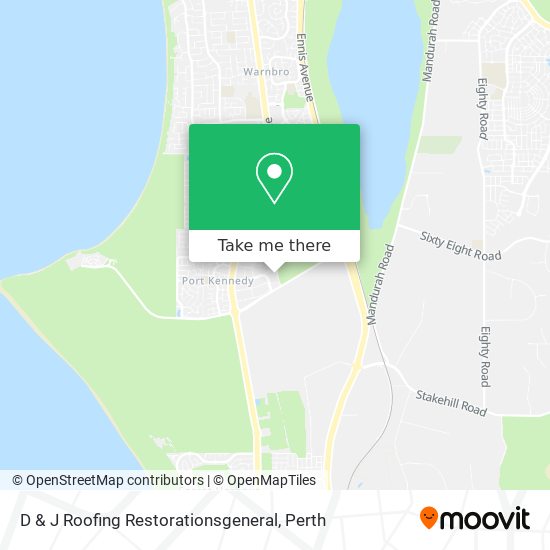 D & J Roofing Restorationsgeneral map