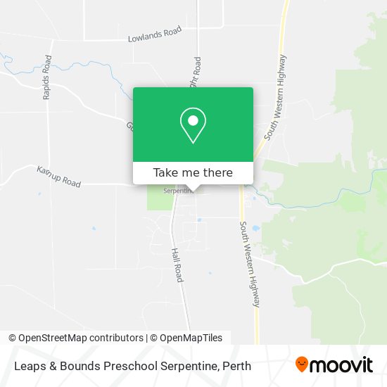 Leaps & Bounds Preschool Serpentine map