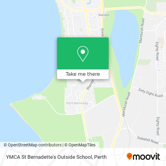 YMCA St Bernadette's Outside School map