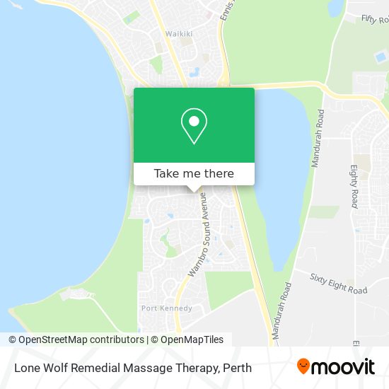 Lone Wolf Remedial Massage Therapy map