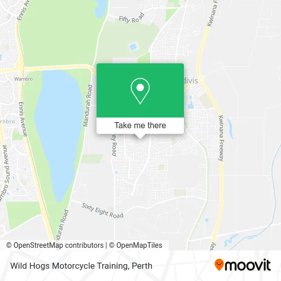 Mapa Wild Hogs Motorcycle Training