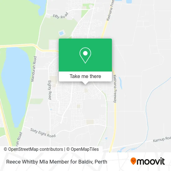 Mapa Reece Whitby Mla Member for Baldiv