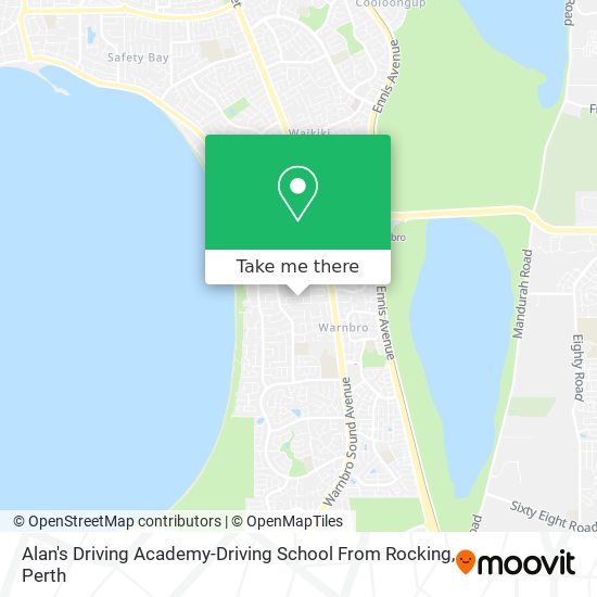 Mapa Alan's Driving Academy-Driving School From Rocking