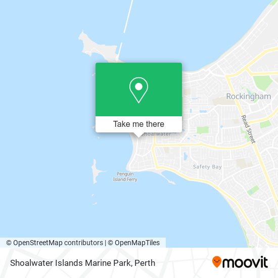 Shoalwater Islands Marine Park map