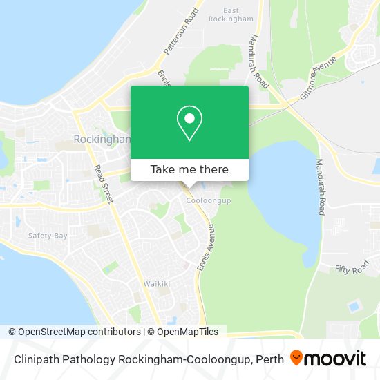 Clinipath Pathology Rockingham-Cooloongup map