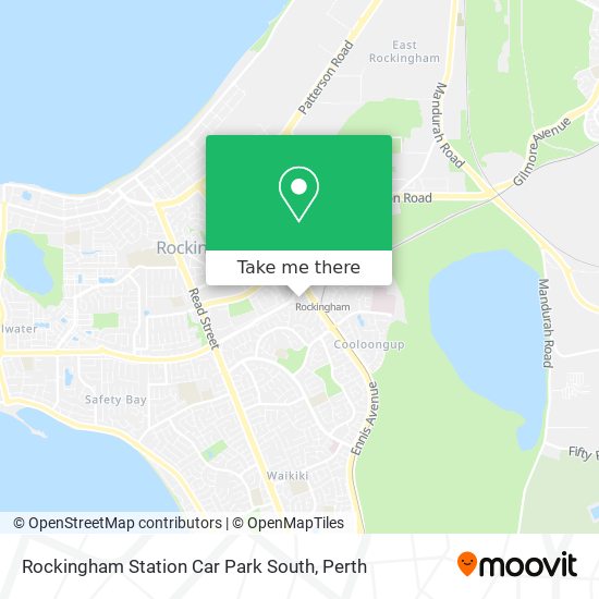 Rockingham Station Car Park South map