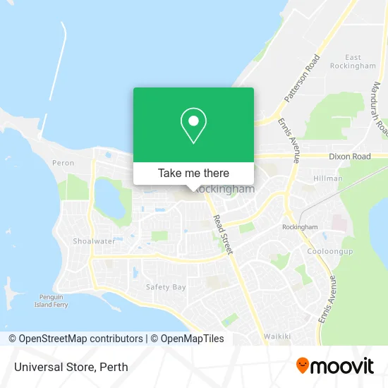 Mapa Universal Store