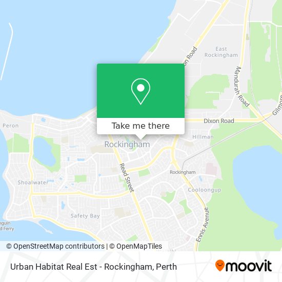 Urban Habitat Real Est - Rockingham map