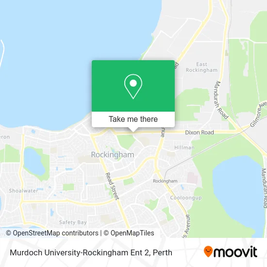 Mapa Murdoch University-Rockingham Ent 2