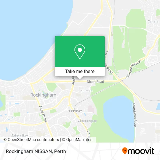 Mapa Rockingham NISSAN