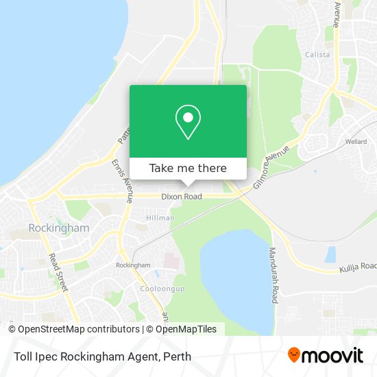 Toll Ipec Rockingham Agent map
