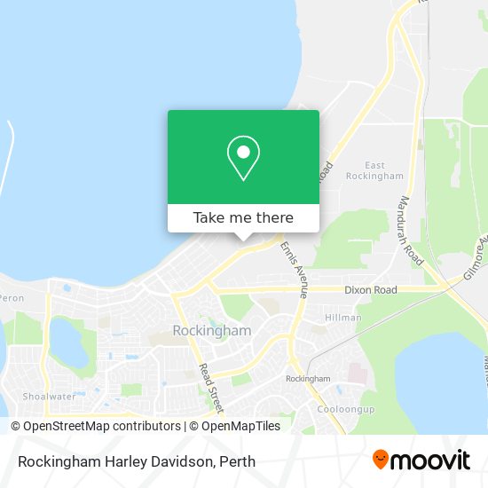 Rockingham Harley Davidson map