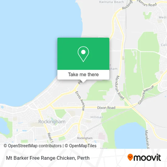 Mapa Mt Barker Free Range Chicken