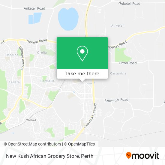 New Kush African Grocery Store map