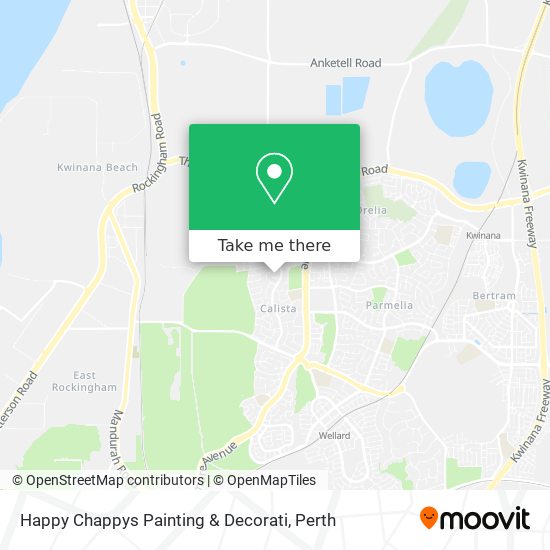 Mapa Happy Chappys Painting & Decorati