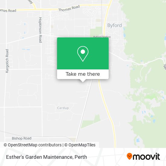 Esther's Garden Maintenance map