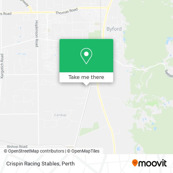 Crispin Racing Stables map