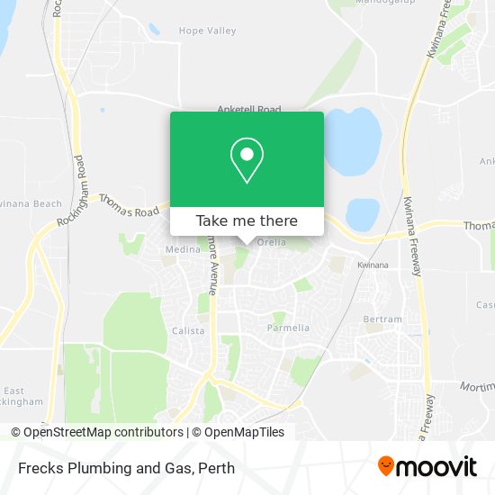 Frecks Plumbing and Gas map