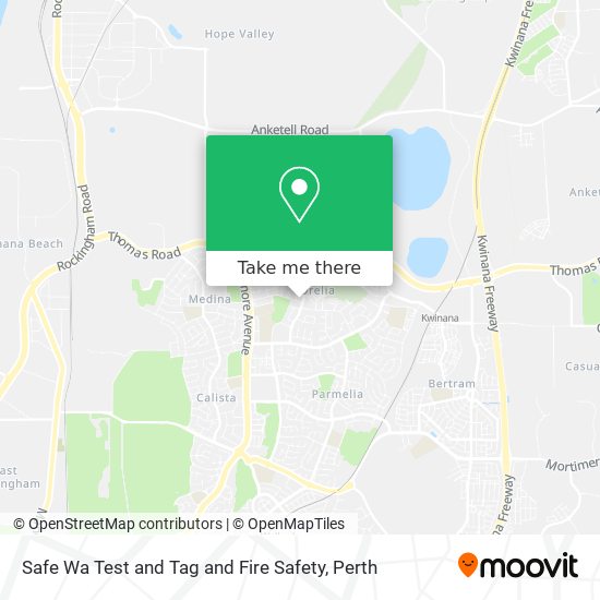 Safe Wa Test and Tag and Fire Safety map