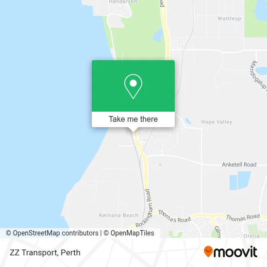 Mapa ZZ Transport