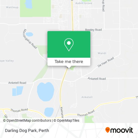 Darling Dog Park map