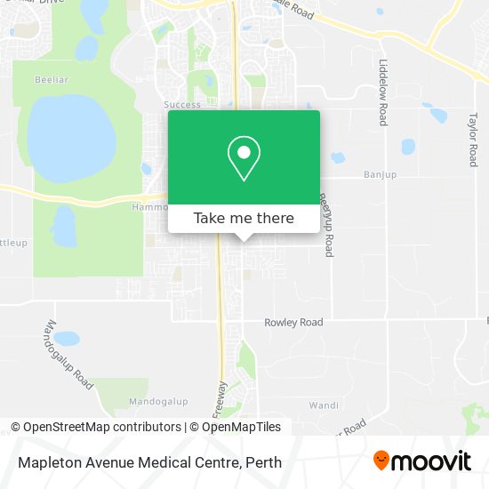 Mapa Mapleton Avenue Medical Centre