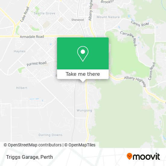 Mapa Triggs Garage
