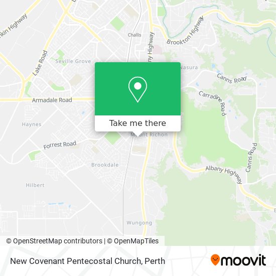 New Covenant Pentecostal Church map