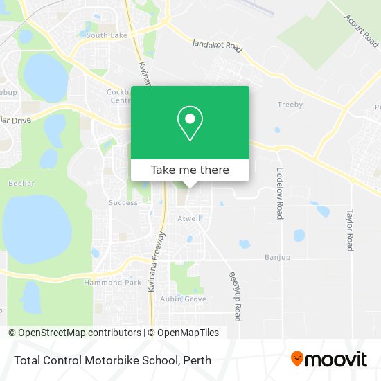Total Control Motorbike School map
