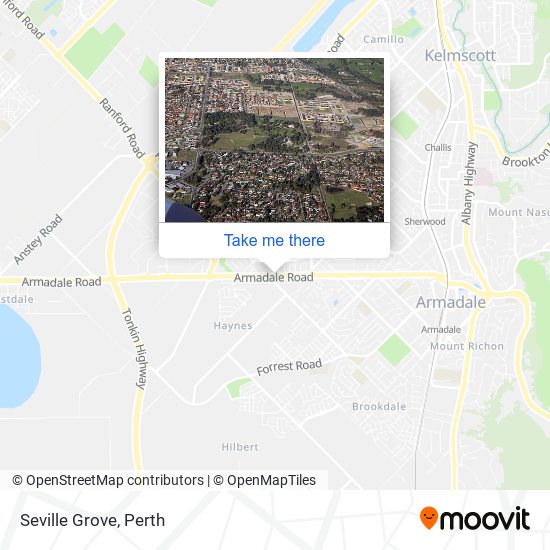 Seville Grove map