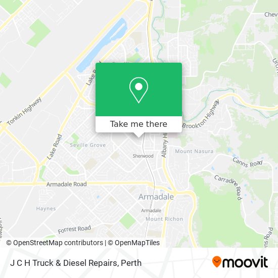 J C H Truck & Diesel Repairs map
