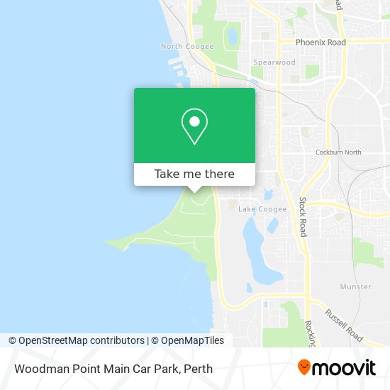 Woodman Point Main Car Park map