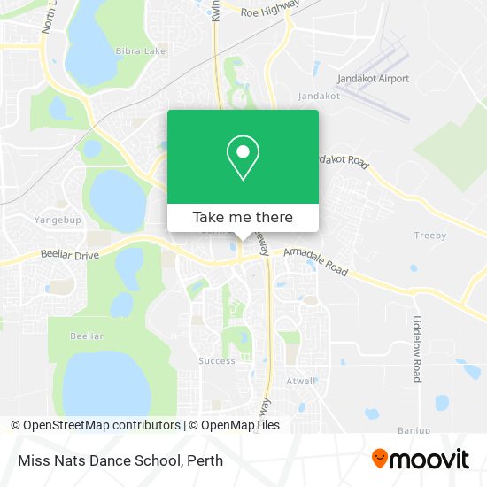 Miss Nats Dance School map
