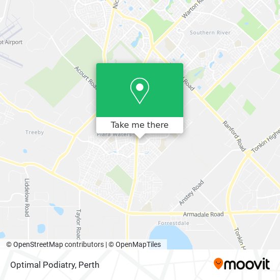 Optimal Podiatry map