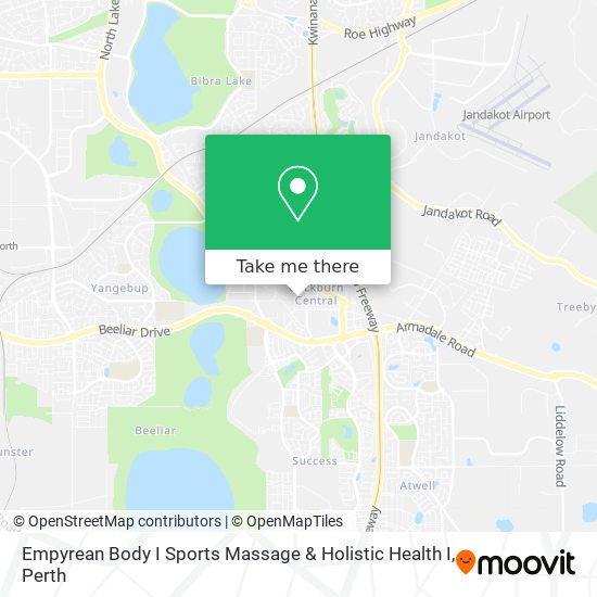 Empyrean Body I Sports Massage & Holistic Health I map